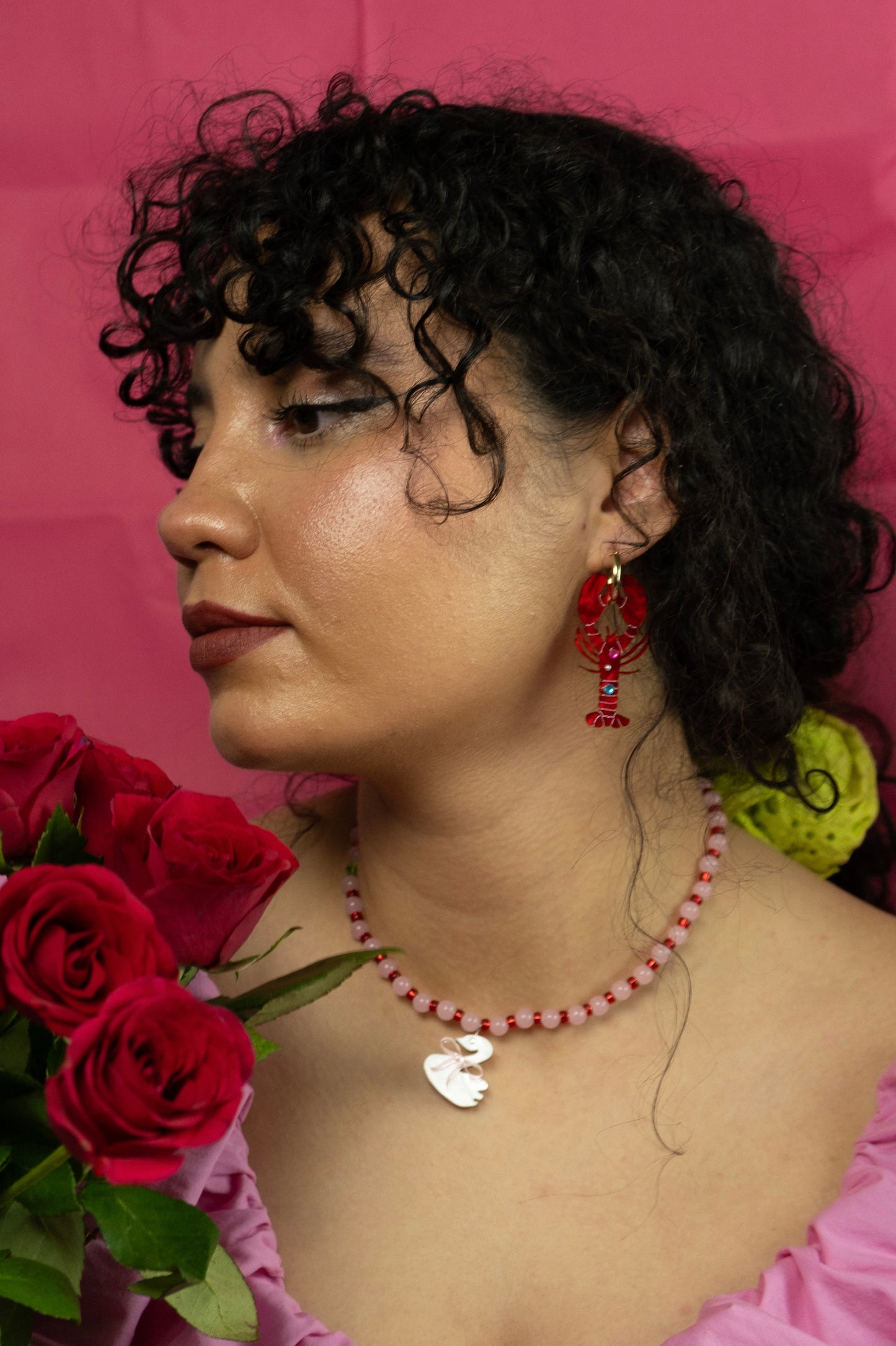 Lobster Hoop Earrings