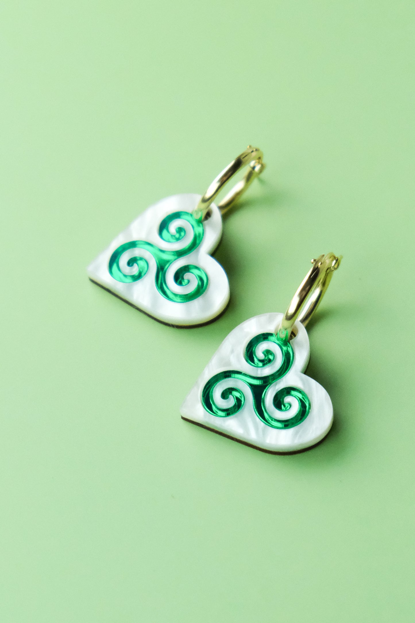 Triskelion Hoop Earrings