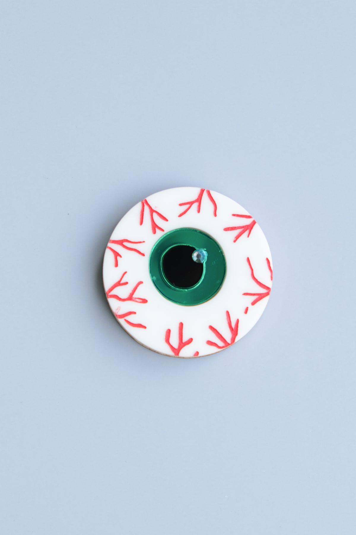 Bloodshot Eyeball Hair Clip