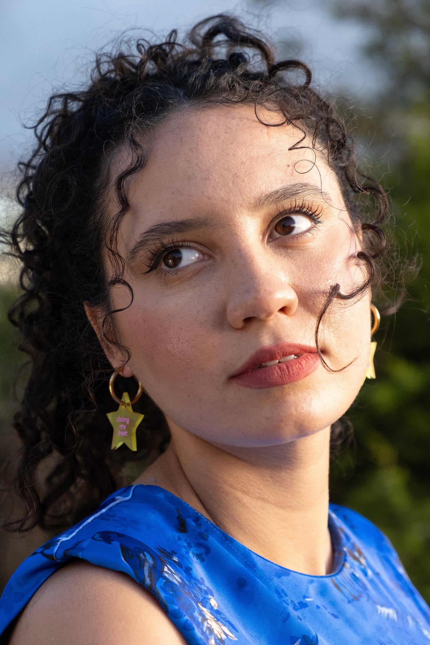 Doing My Best Hoop Earrings