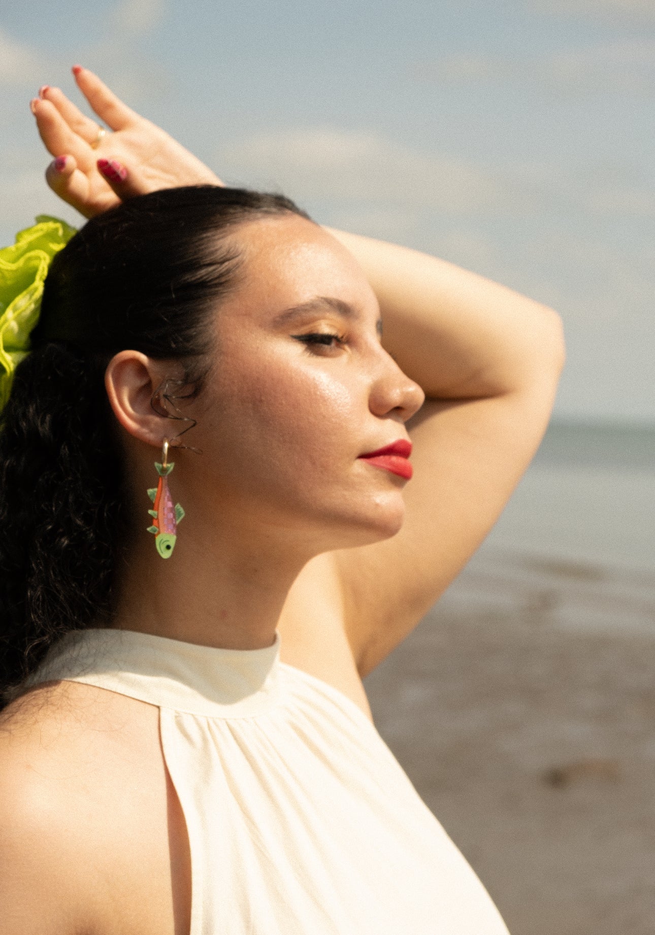Rainbow Trout Earrings