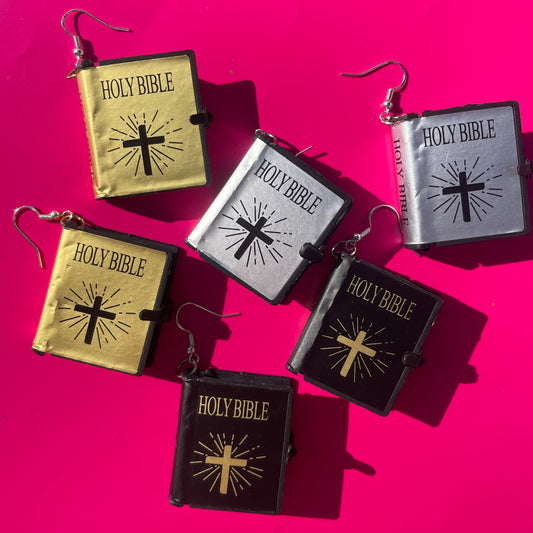 Bible Earrings - Cuteryko