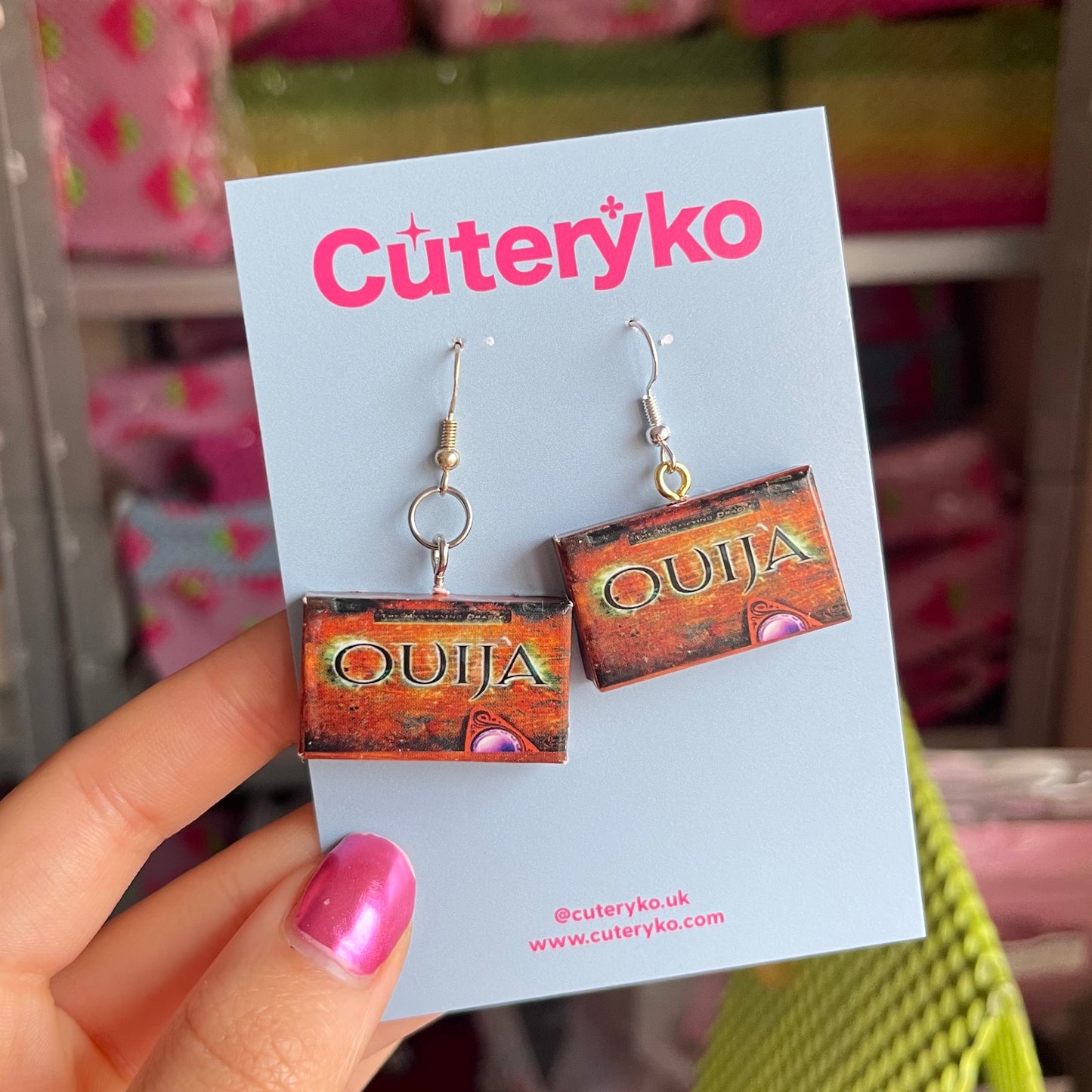Ouija Board Earrings - Cuteryko