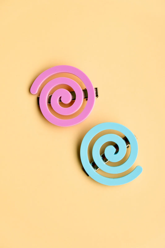 Spiral Hair Clips- Set of 2