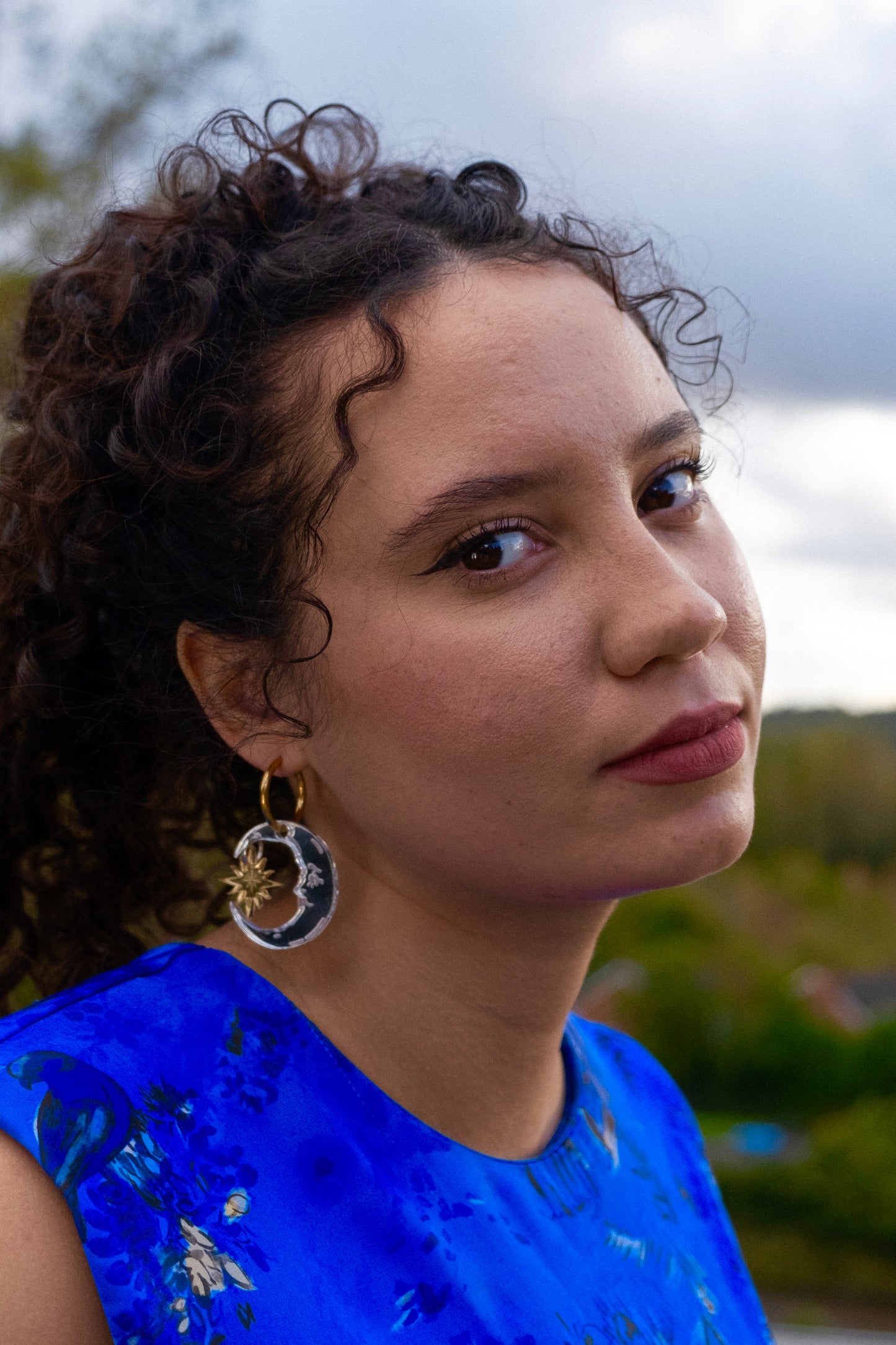 Shining Illumination Hoop Earrings