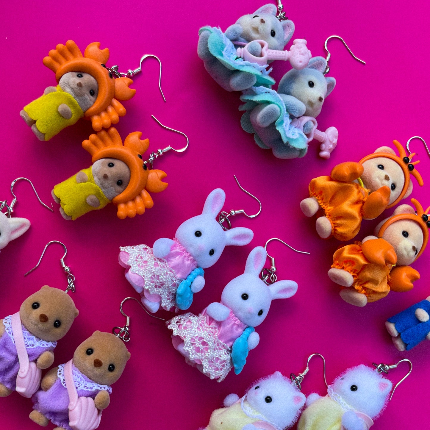Sylvanian Families Christmas Earrings