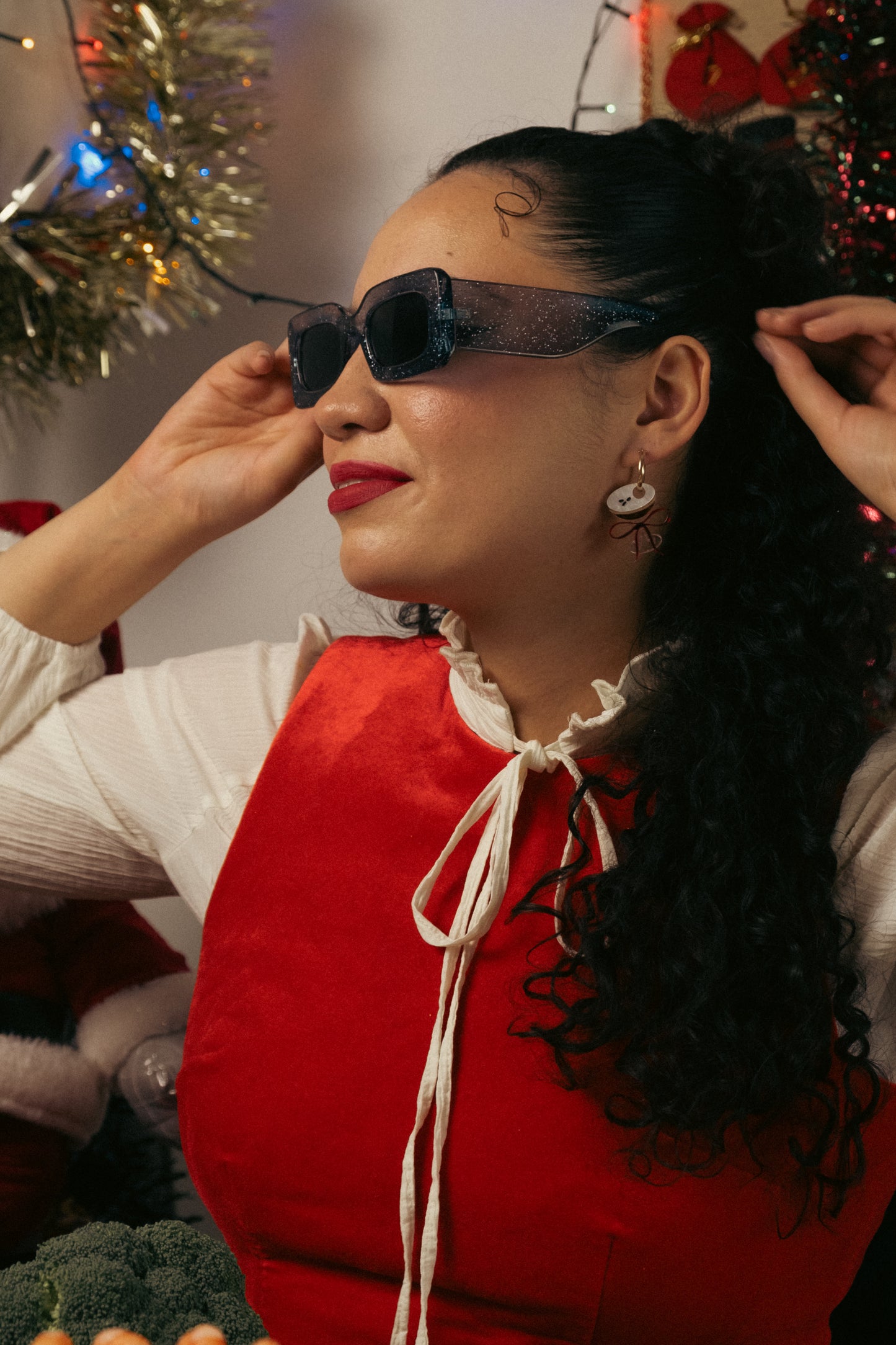 Espresso Martini Hoop Earrings