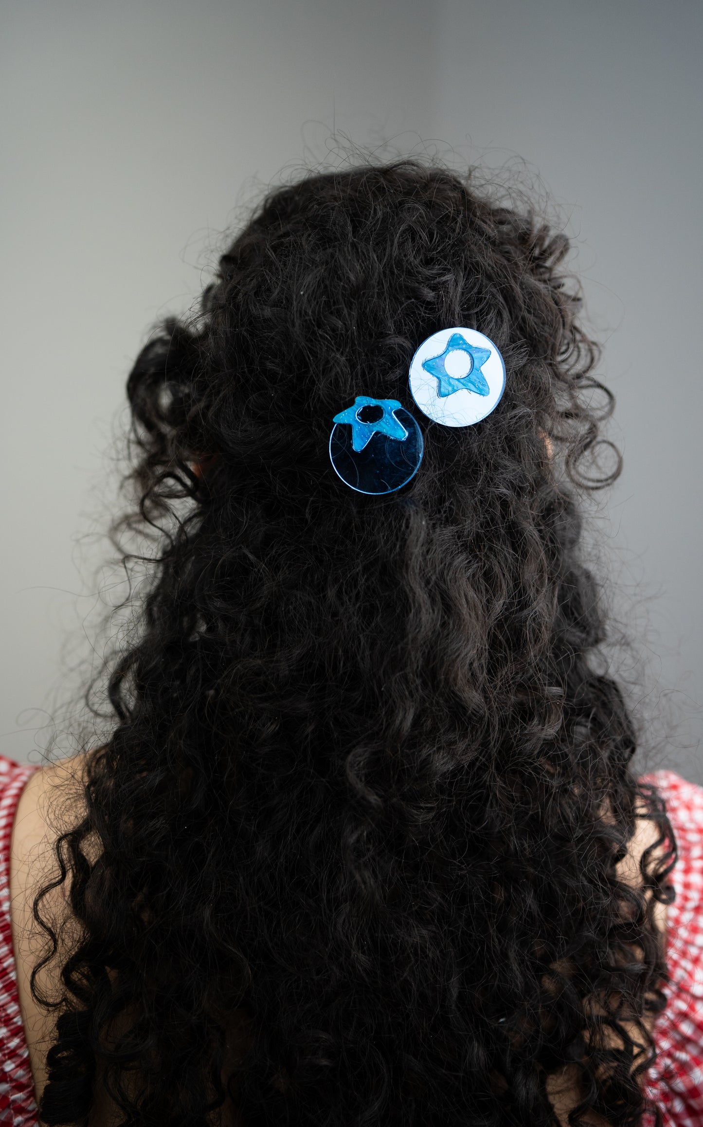 Blueberry Hair Clips - Set of 2