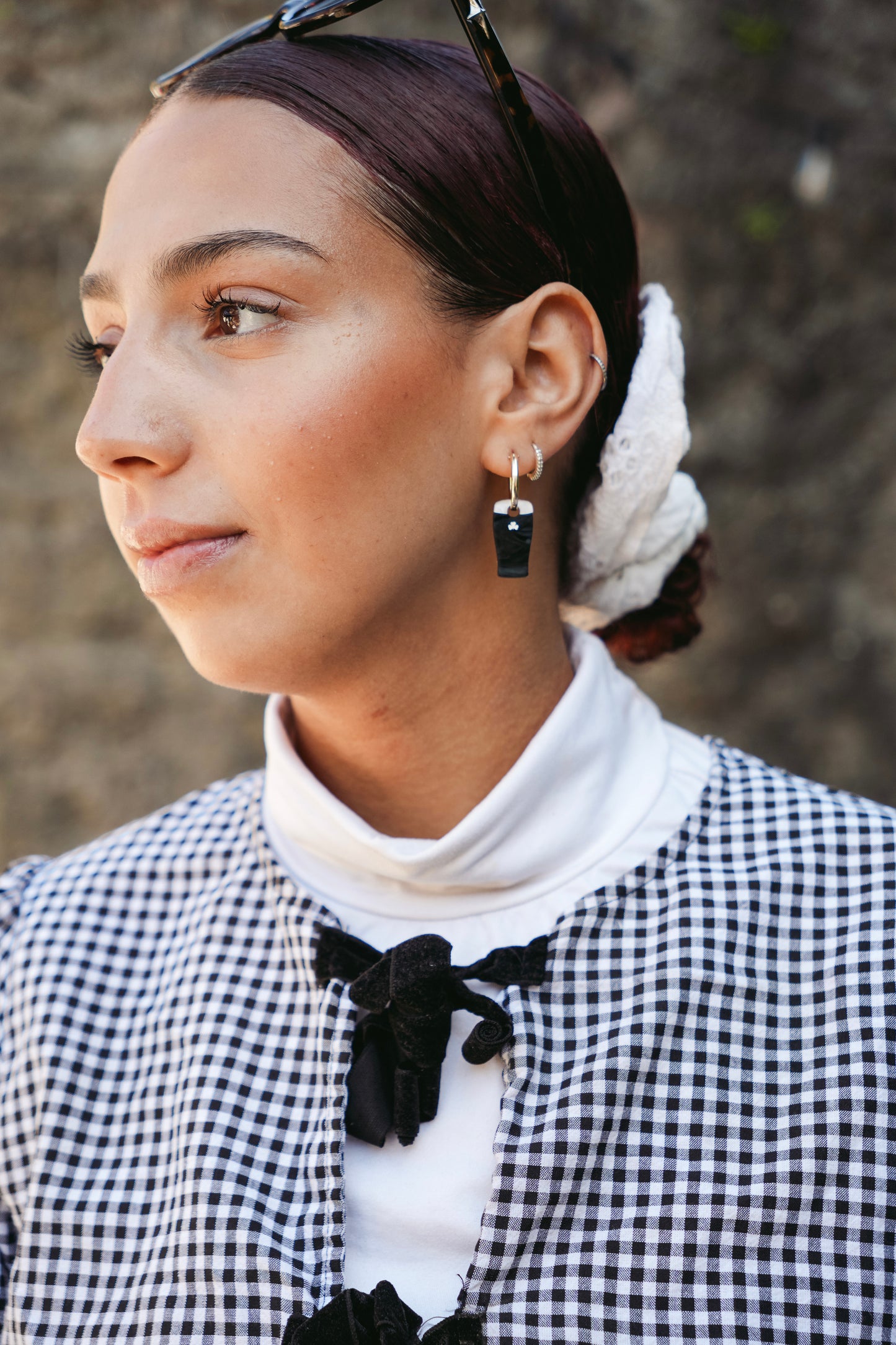 Mini Stout Hoop Earrings