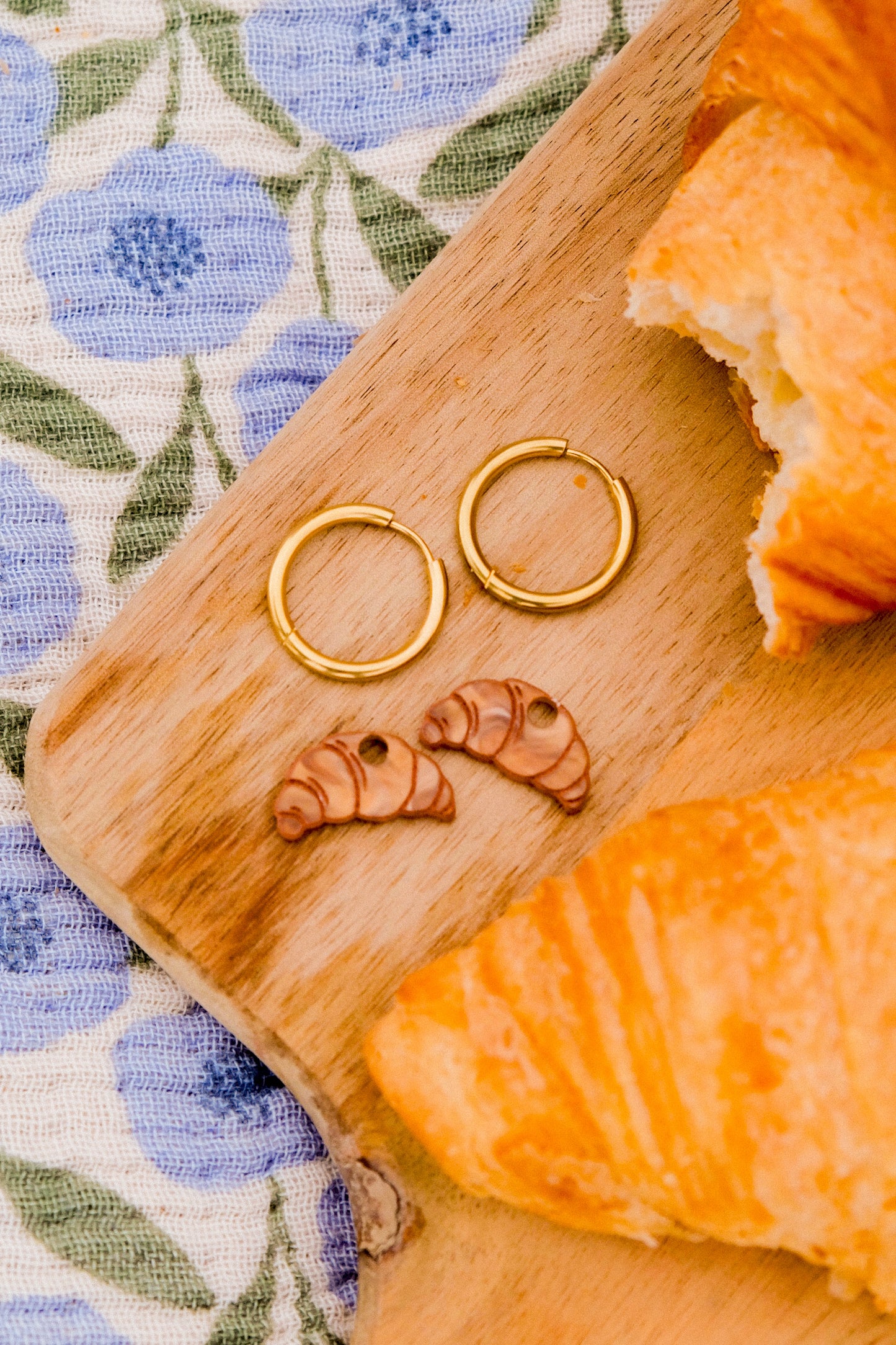 Croissant Hoop Earrings