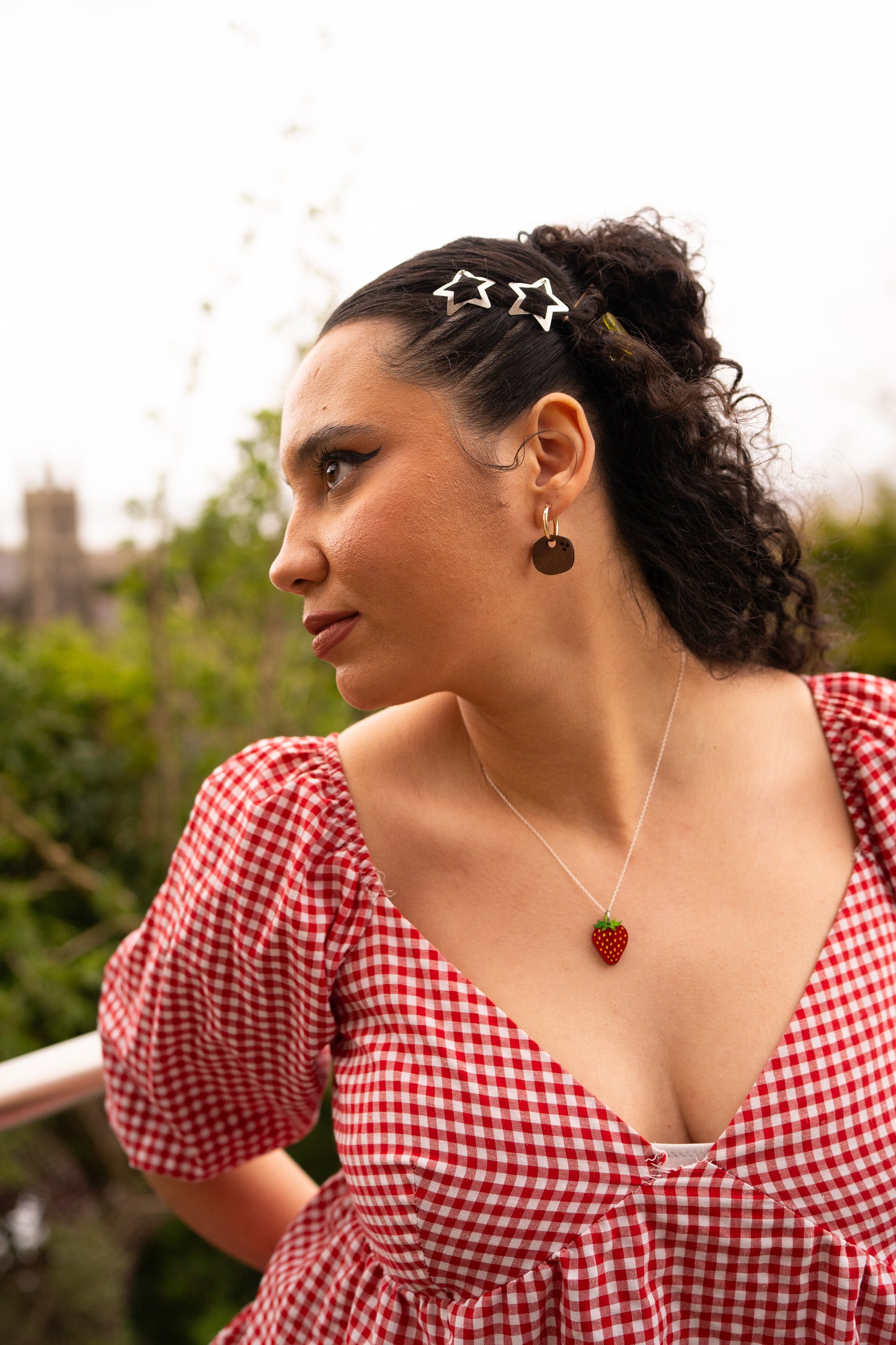 Coconut Hoop Earrings