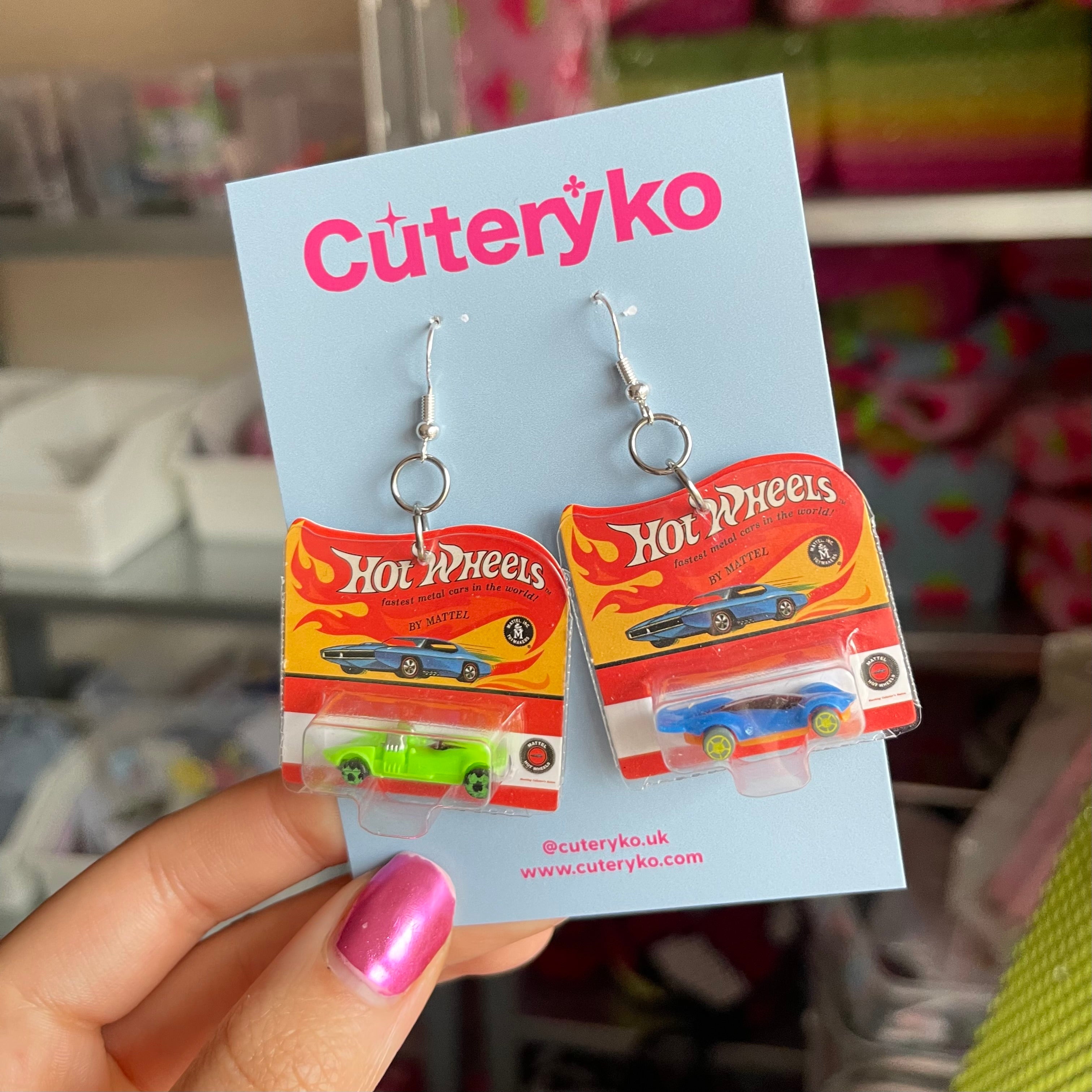 Hot Wheel Earrings Cuteryko