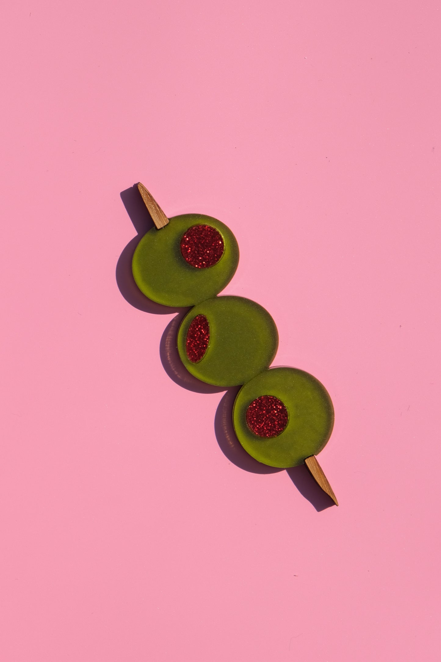 Olive Stick Hair Clip