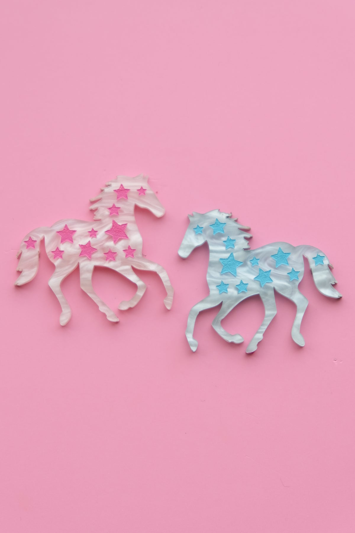 Star Horse Hair Clips -Set of 2