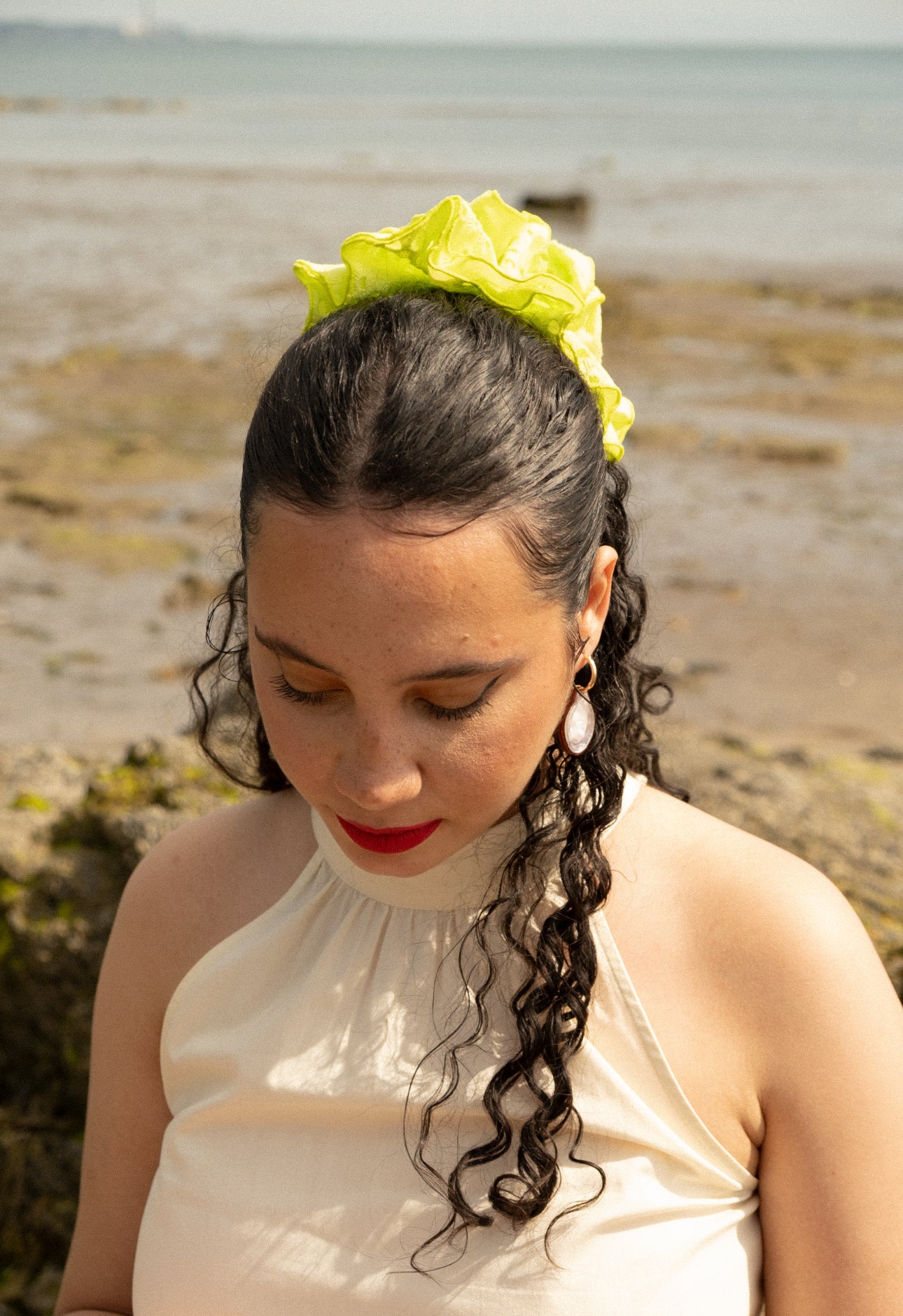 Oyster Hoop Earrings