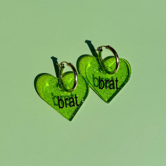 Charli xcx brat earrings