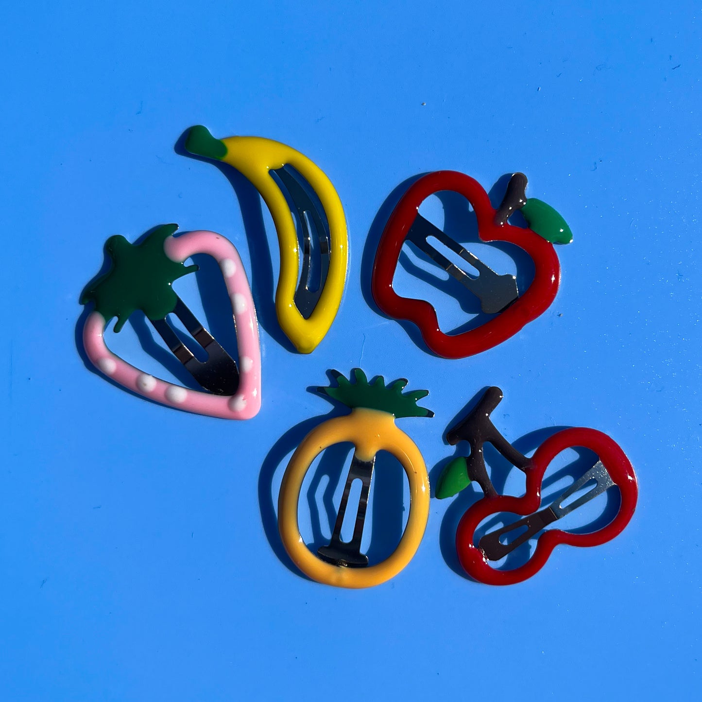 Fruity Hair Clips - Set of 5 - Cuteryko