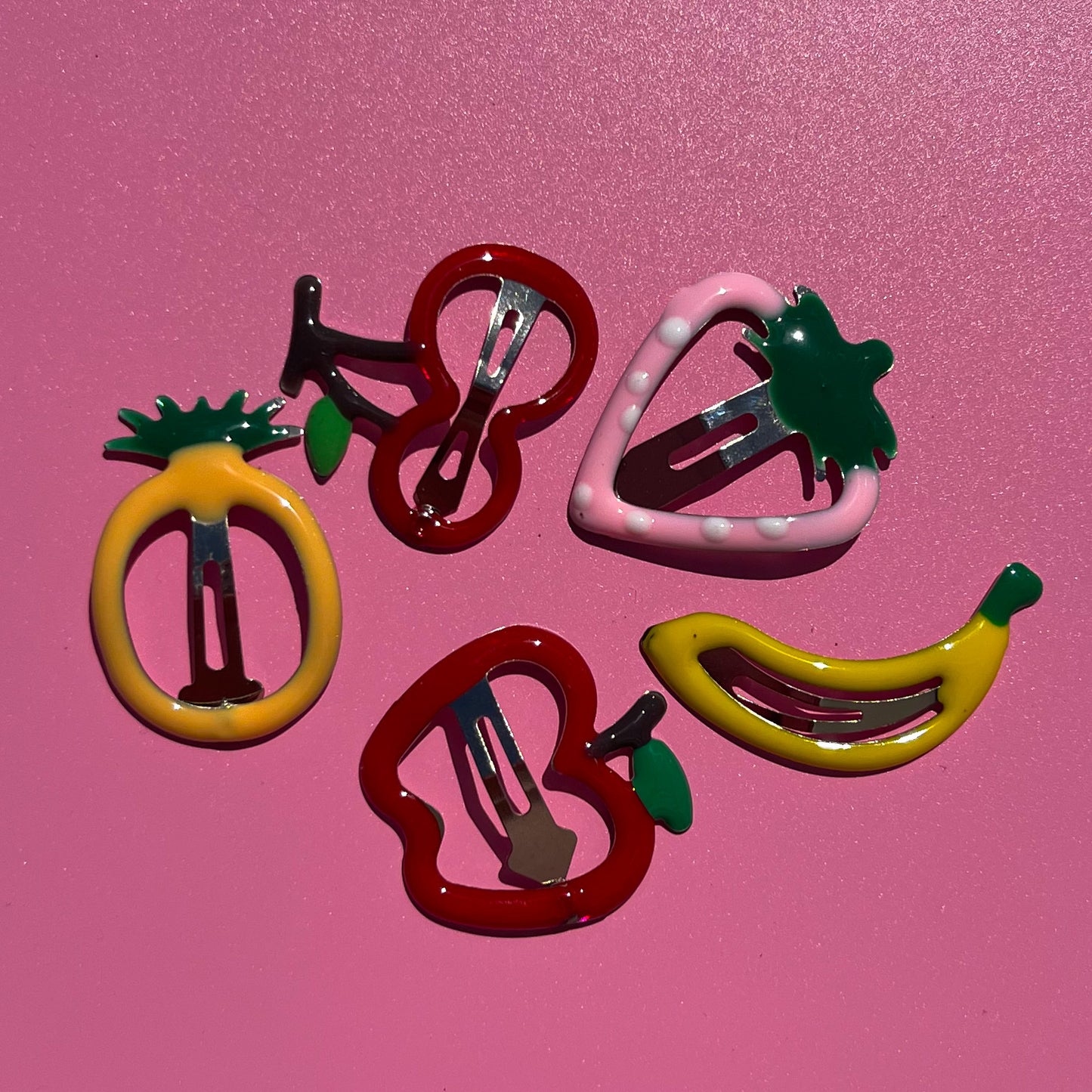 Fruity Hair Clips - Set of 5 - Cuteryko