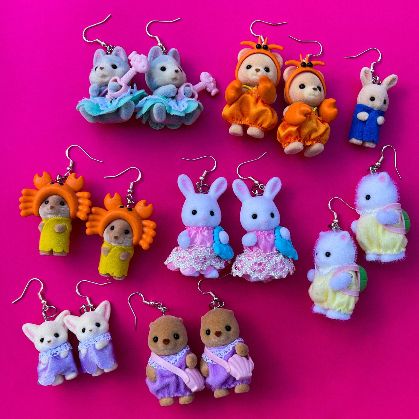 Sylvanian Families Christmas Earrings