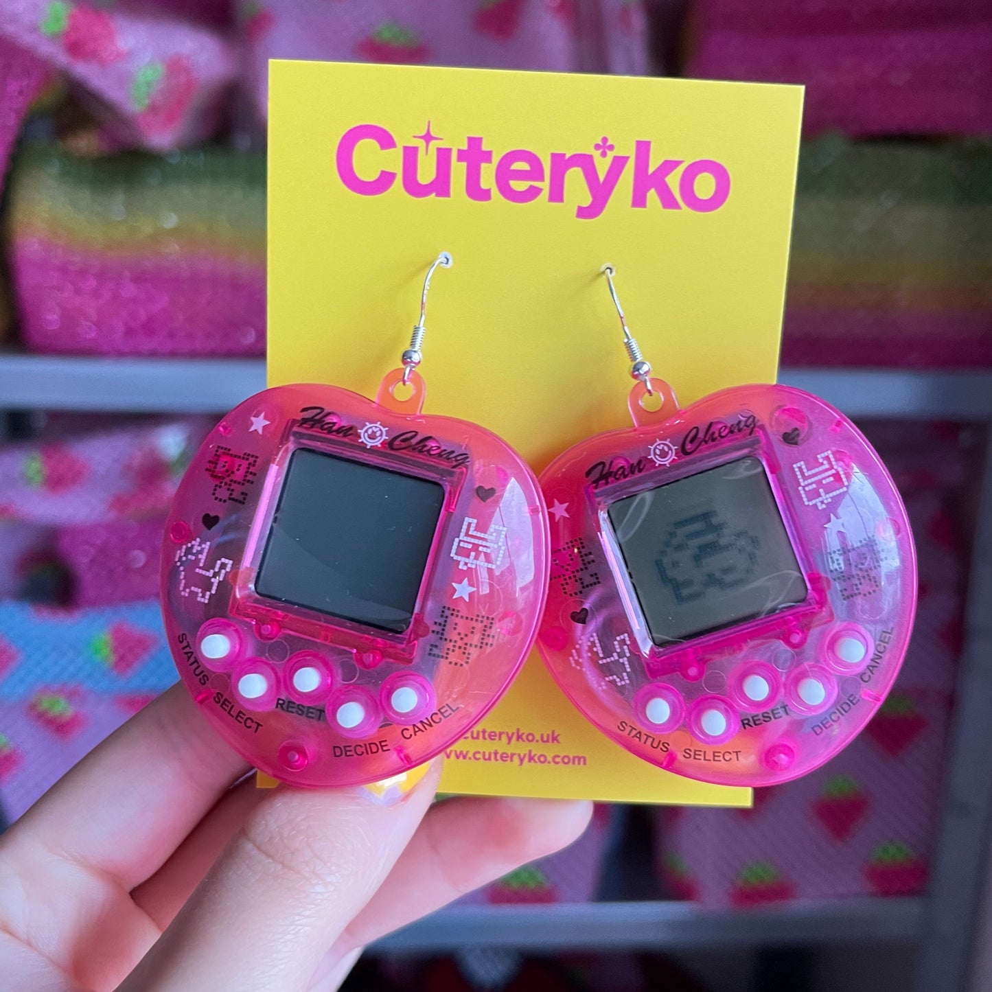 Digital Pet Earrings - Cuteryko