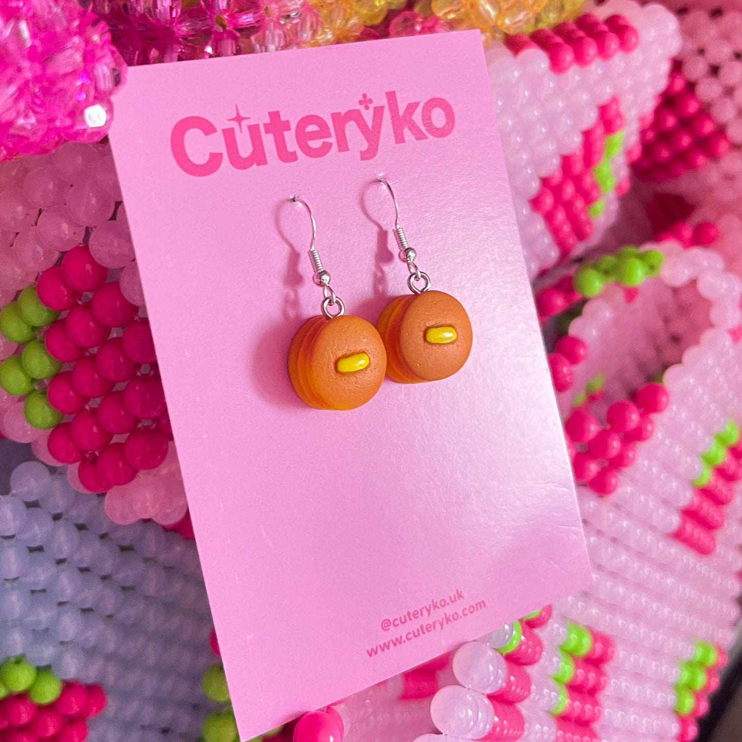Pancake Stack Earrings - Cuteryko