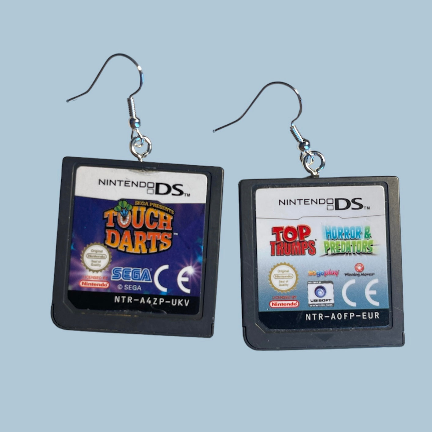Touch Darts and Top Trump DS Earrings - Cuteryko
