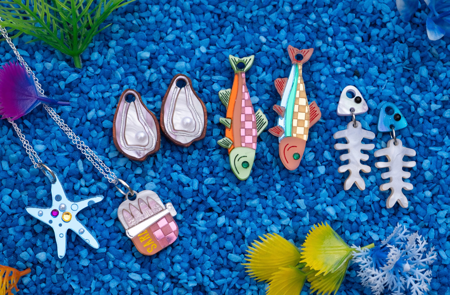 Rainbow Trout Earrings