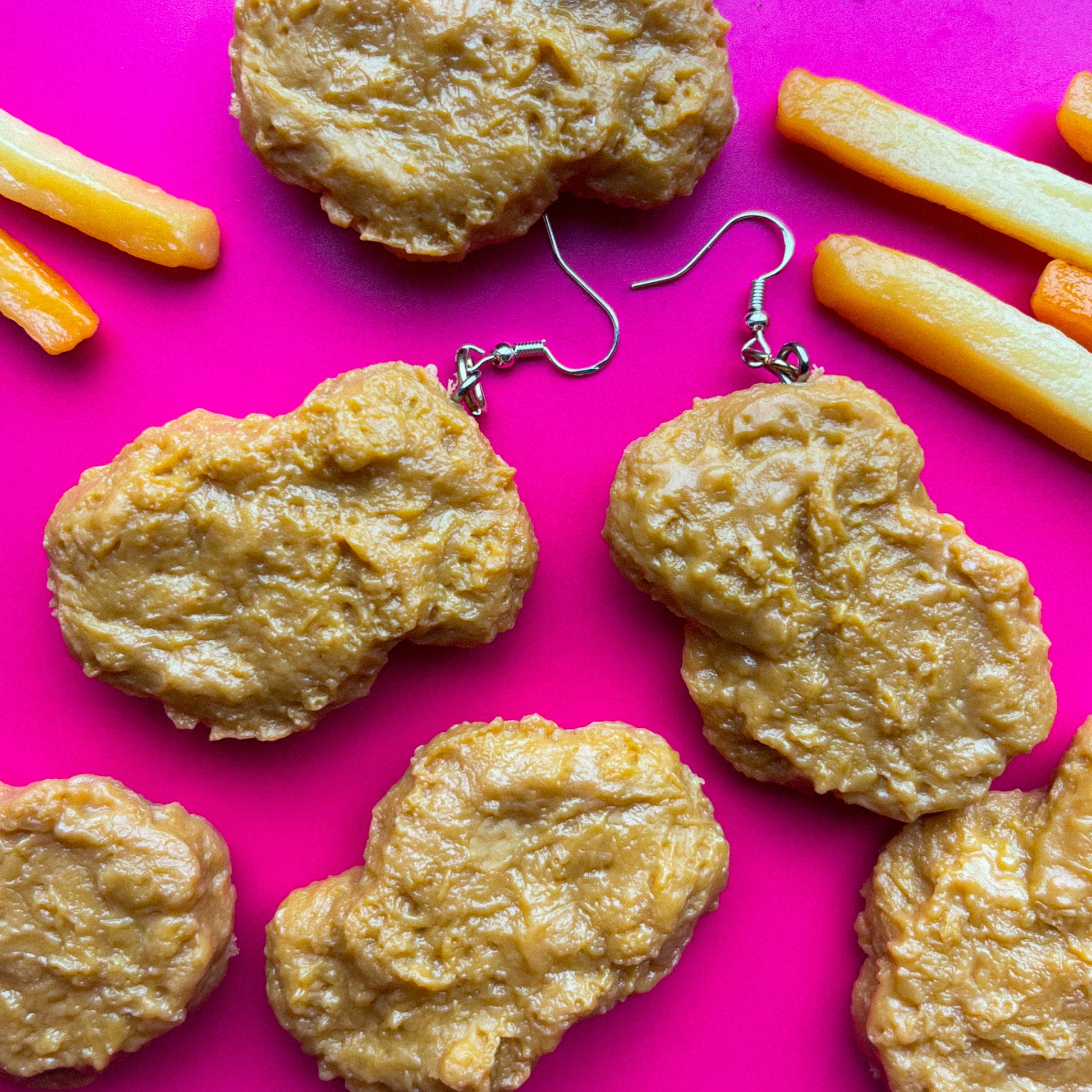 Chicken Nugget Earrings - Cuteryko