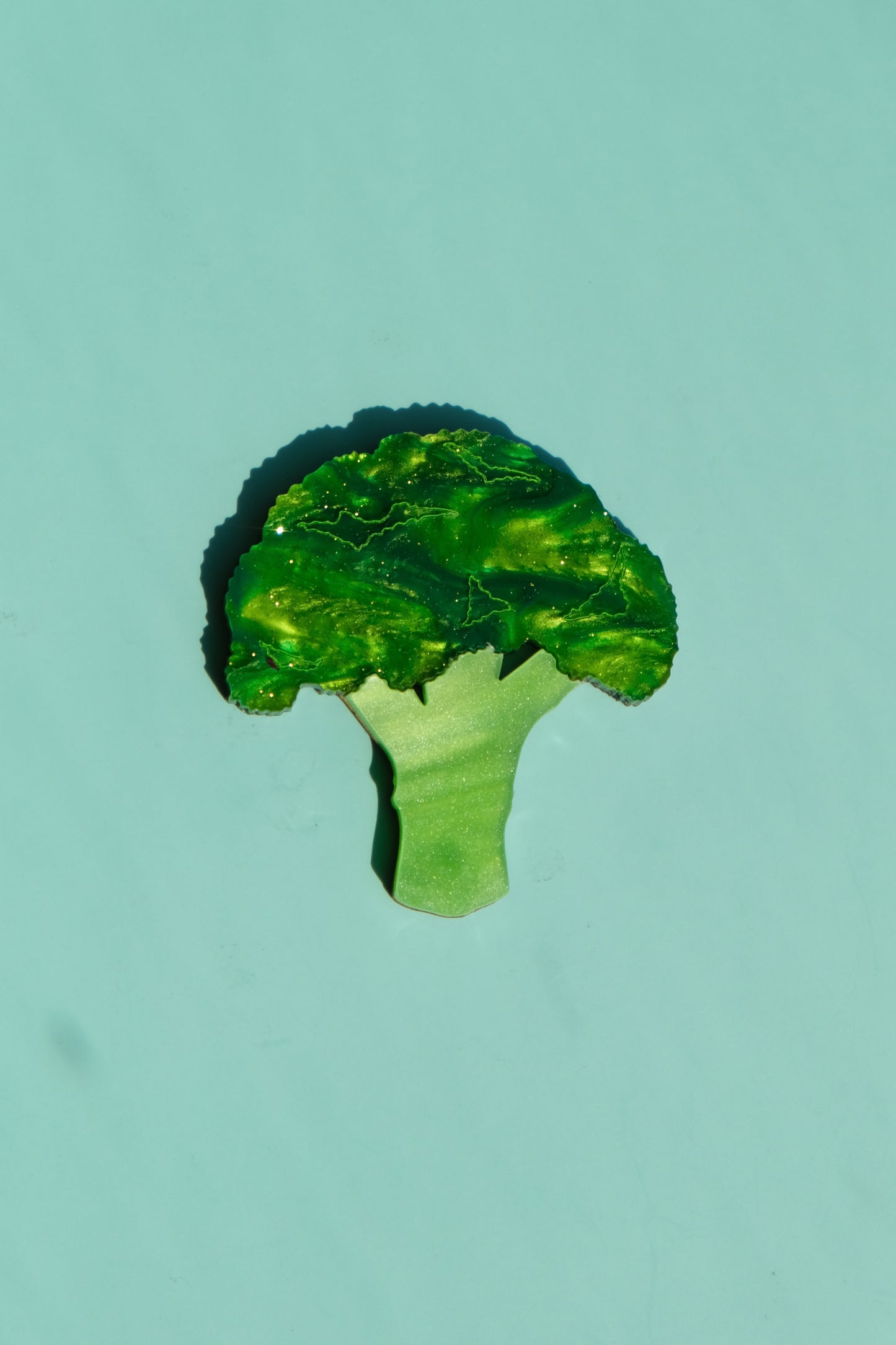 Broccoli and Carrot Veggie Hair Clips - Set of 2