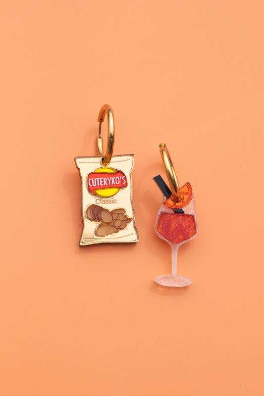 Chips & Spritz Hoop Earrings