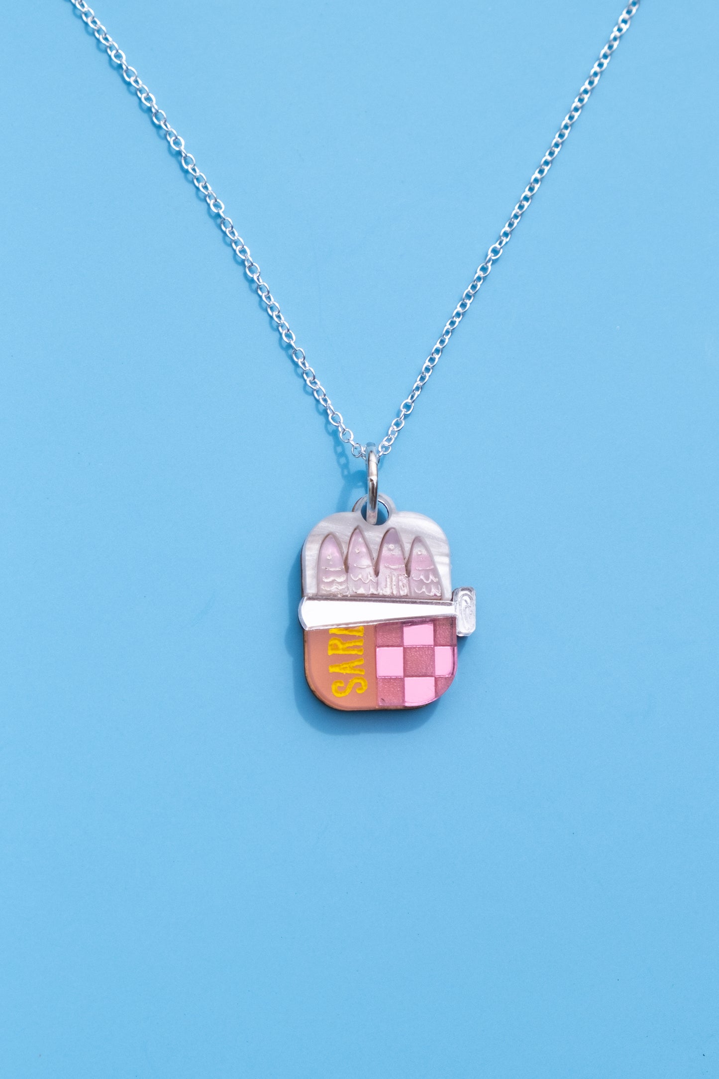 Sardines Tin Necklace