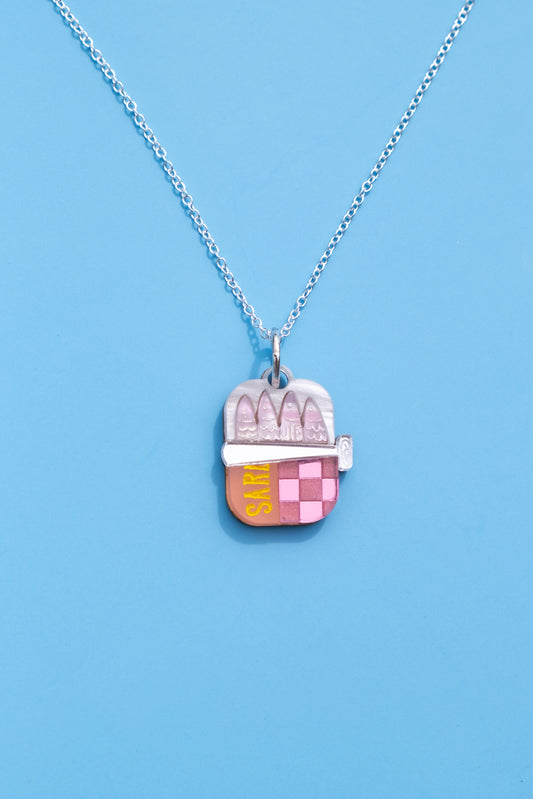 Sardines Tin Necklace