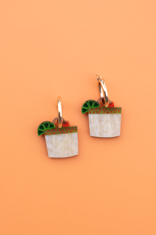 Spicy Margarita Hoop Earrings