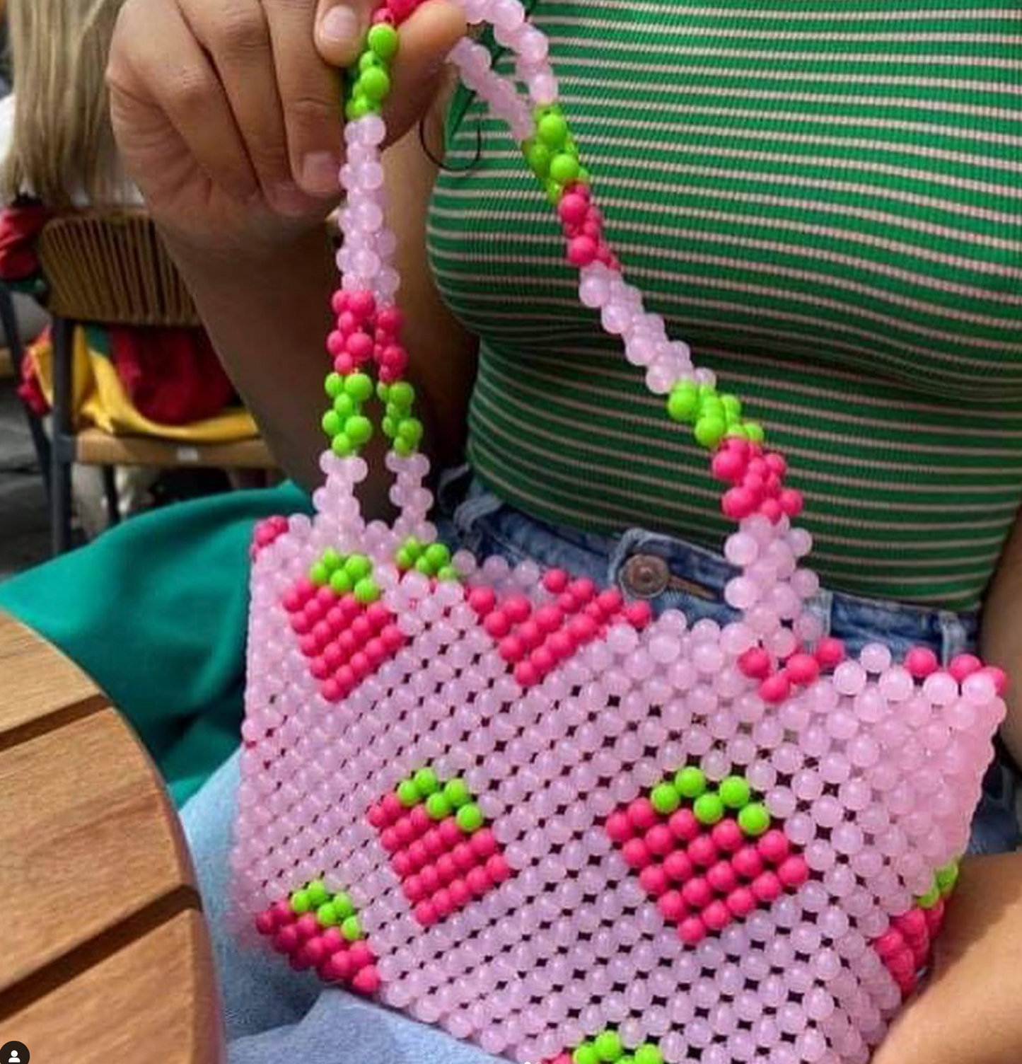 Strawberry Shortcake Bead Bag - Cuteryko