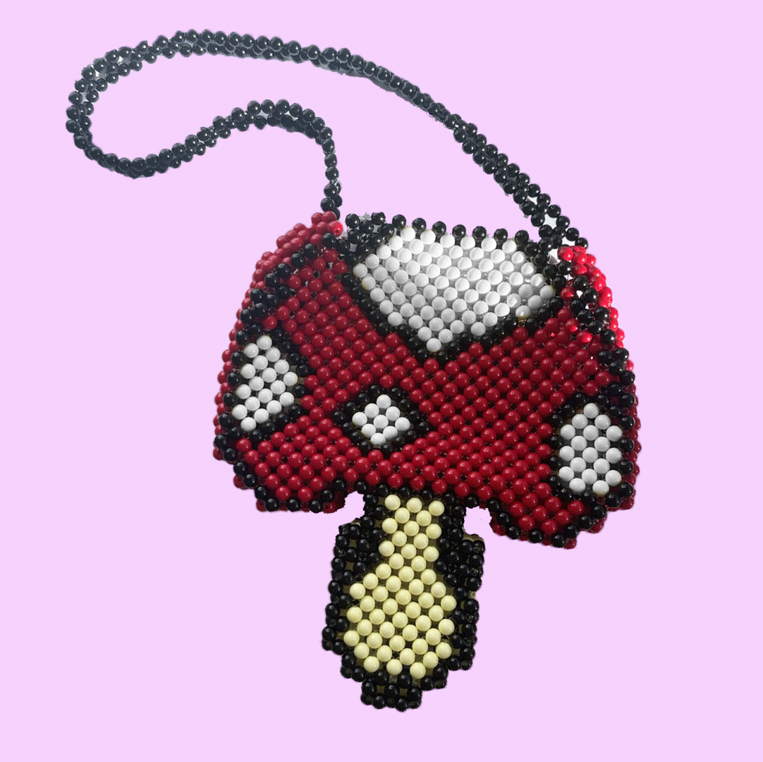 Mushroom Bead Bag