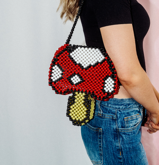 Mushroom Bead Bag - Cuteryko