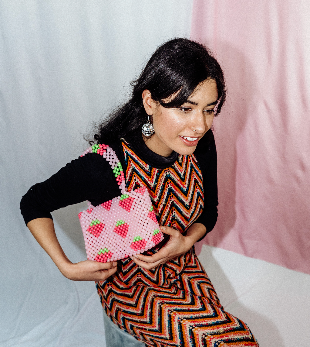 Strawberry Shortcake Bead Bag - Cuteryko