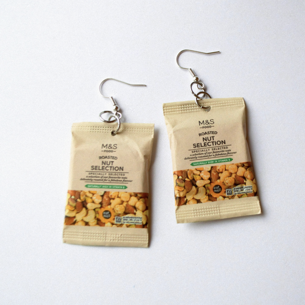 Nut Selection Earrings - Cuteryko