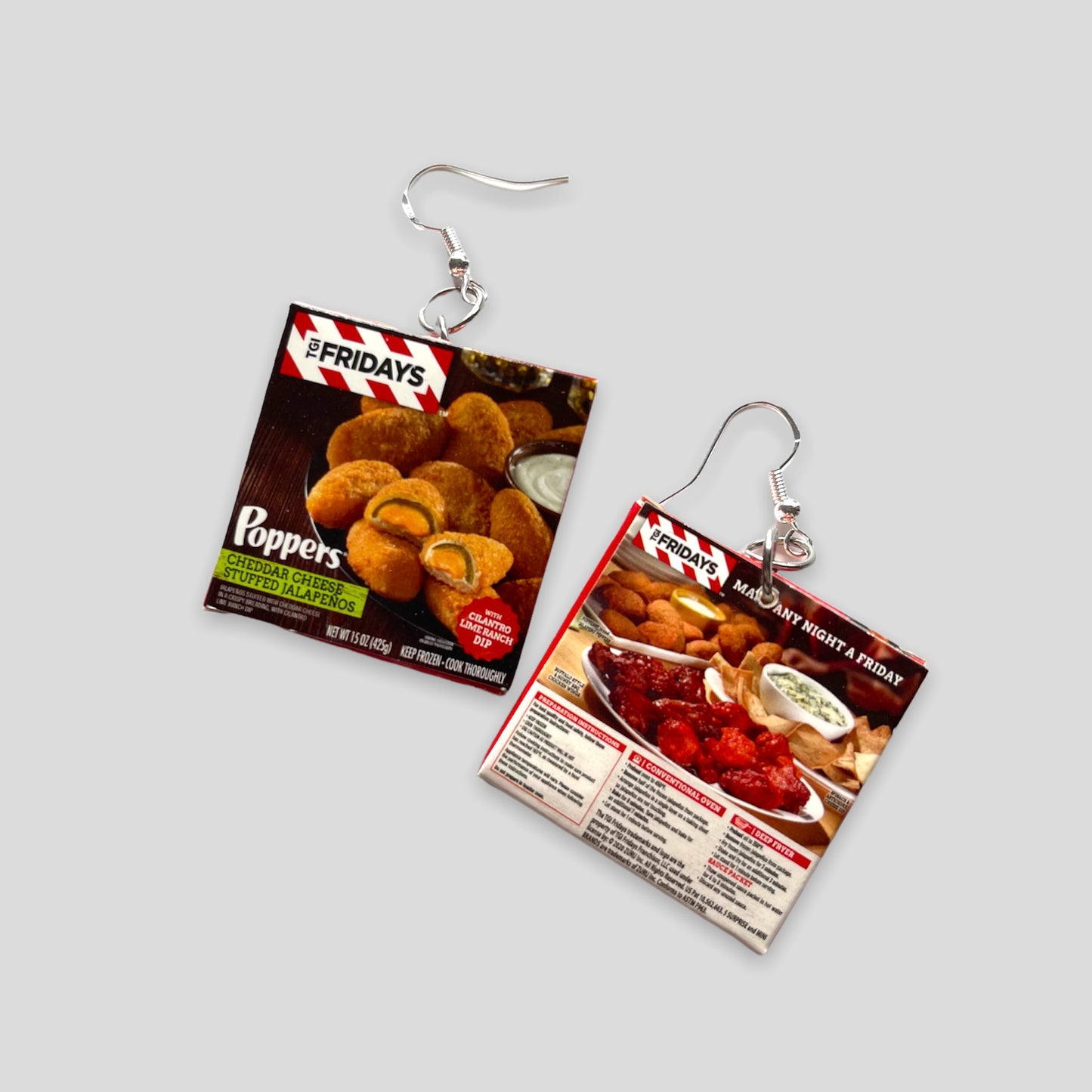 TGI Fridays Poppers Earrings - Cuteryko
