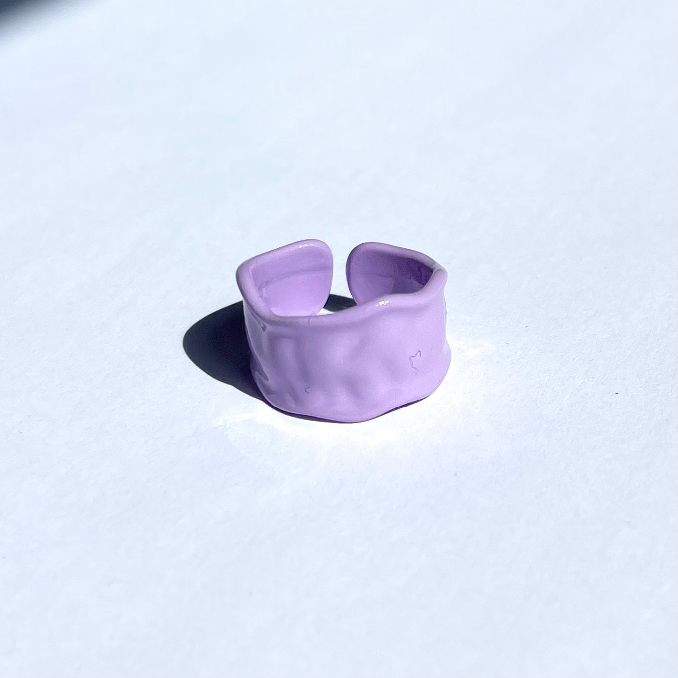 Lilac Contorted Ring - Cuteryko