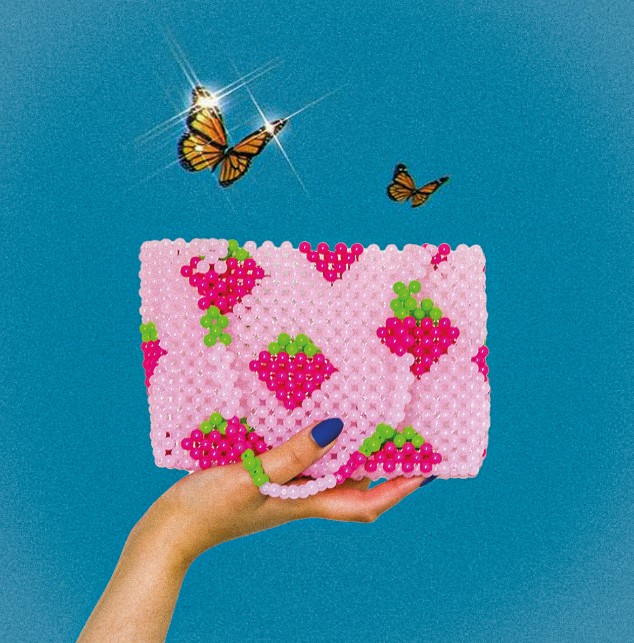 Strawberry Shortcake Bead Bag - Cuteryko