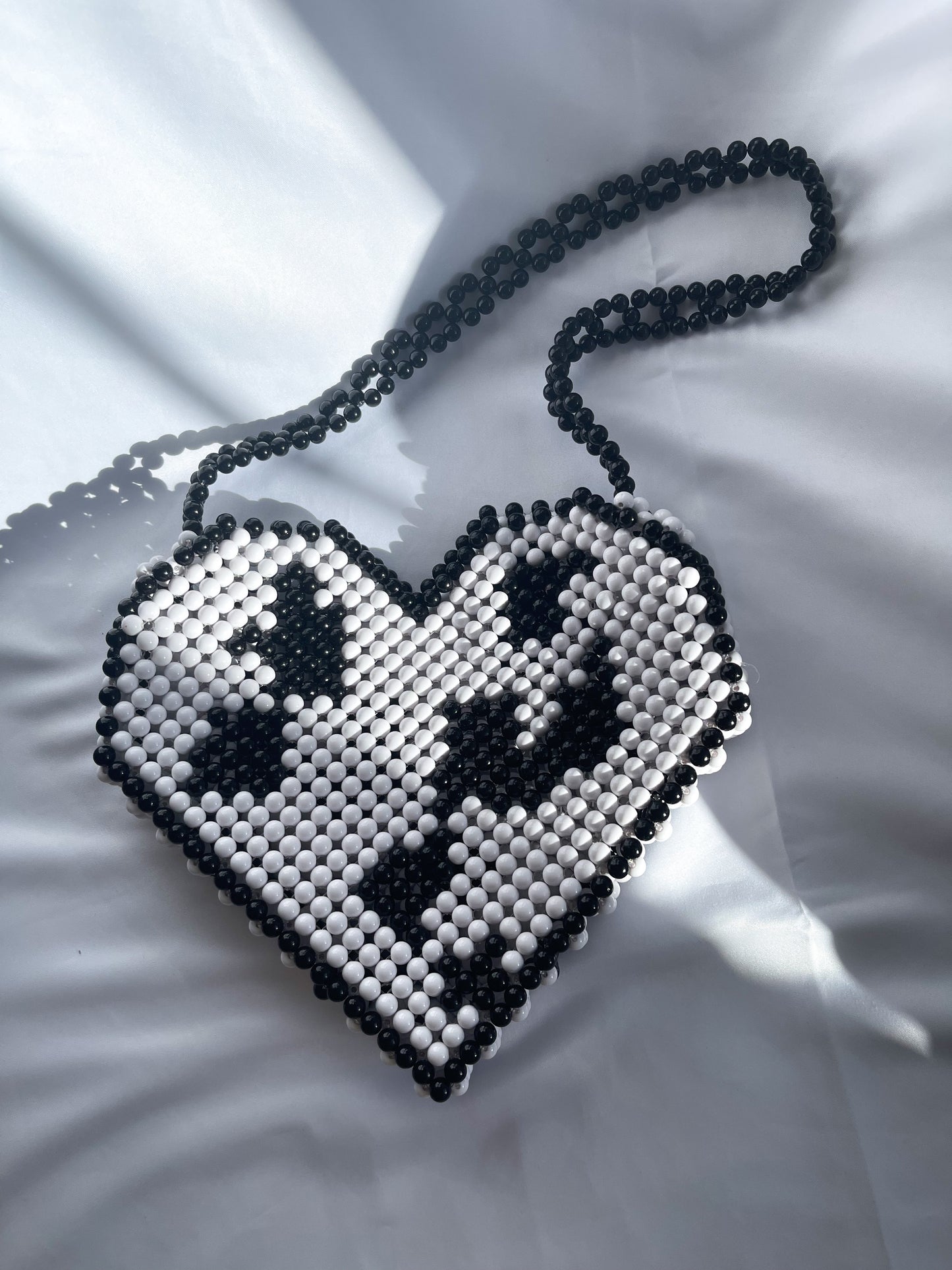 Cow Print Heart Bead Bag - Cuteryko
