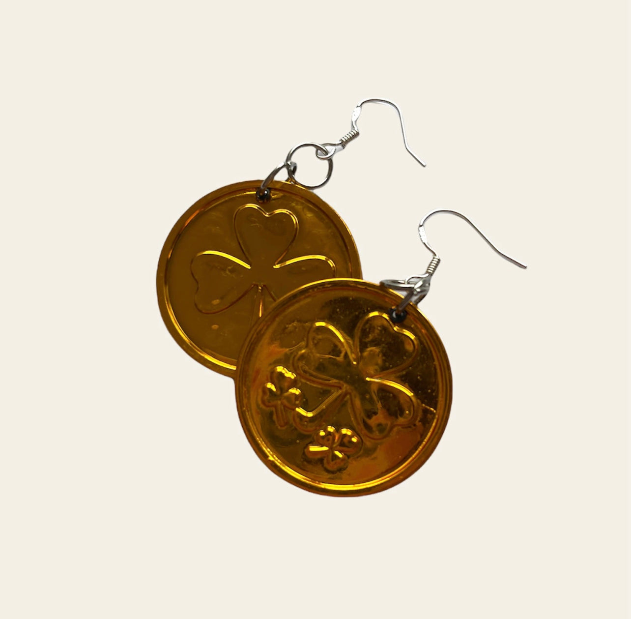St Patrick’s Day Coin Earrings - Cuteryko