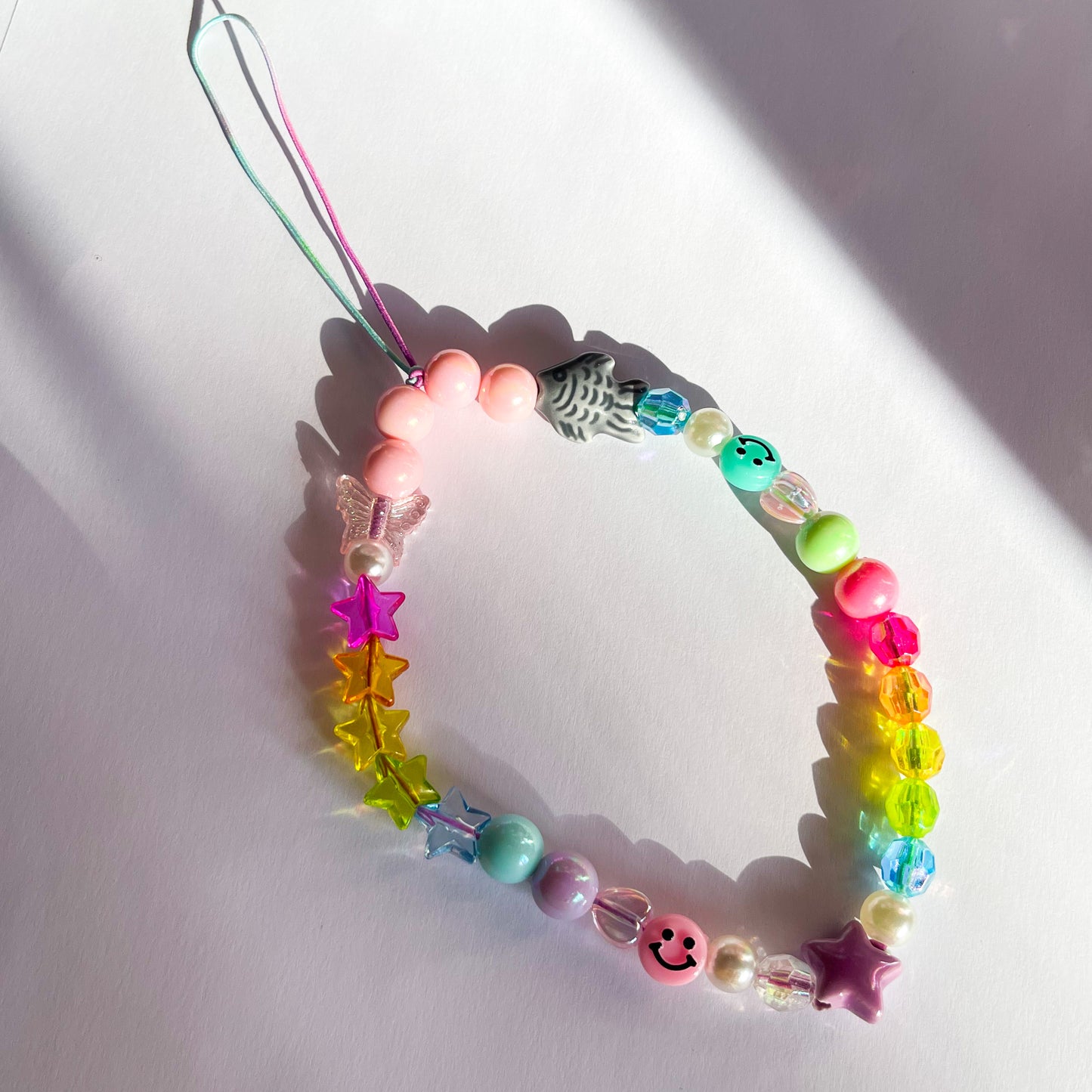 Colourful Beaded Phone Straps - Cuteryko