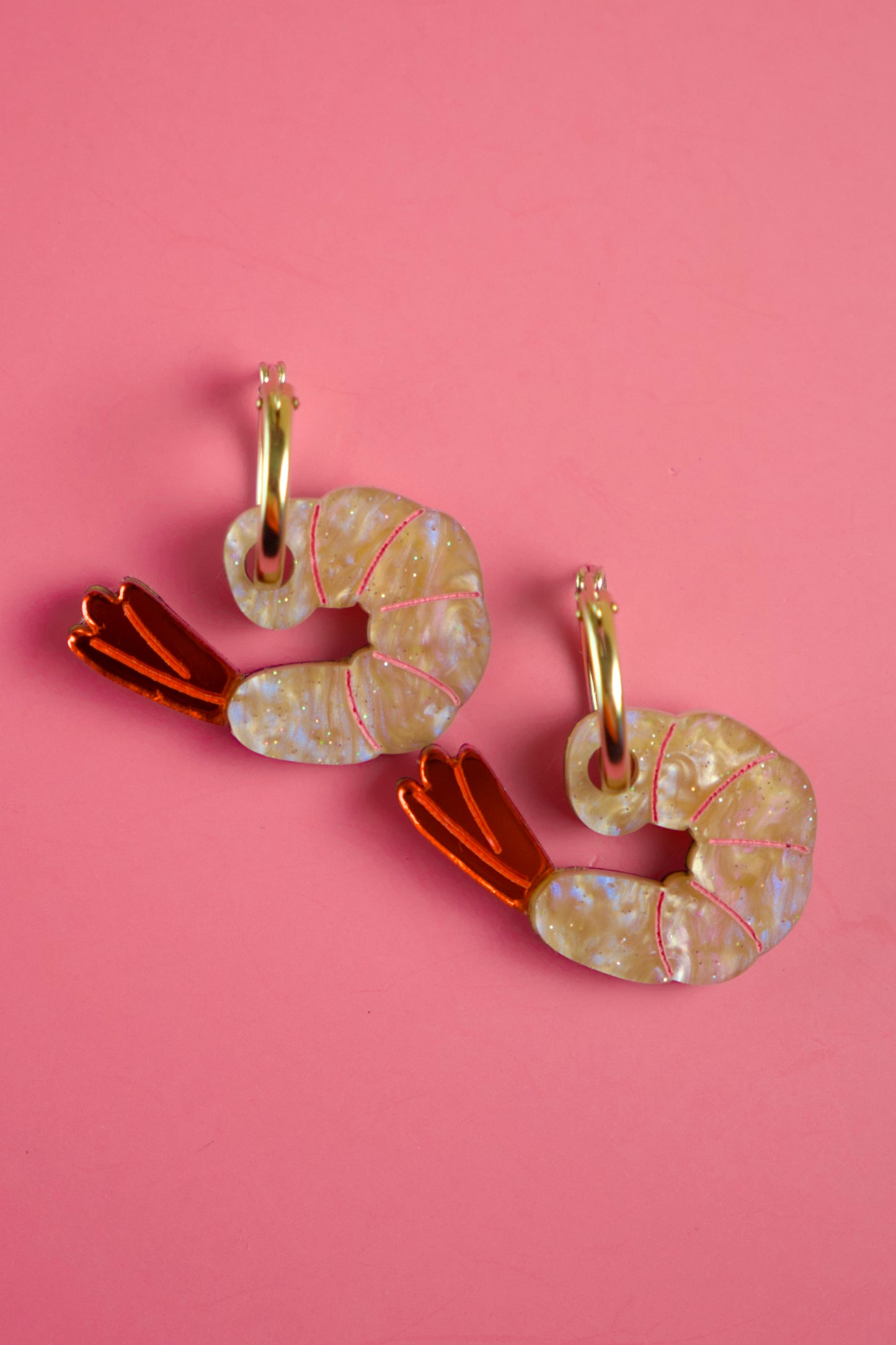 Shrimp Hoop Earrings