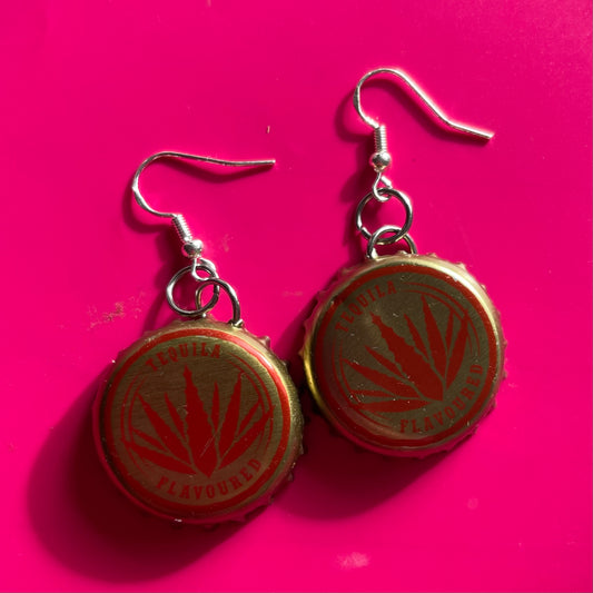 Desperados Bottle Cap Earrings