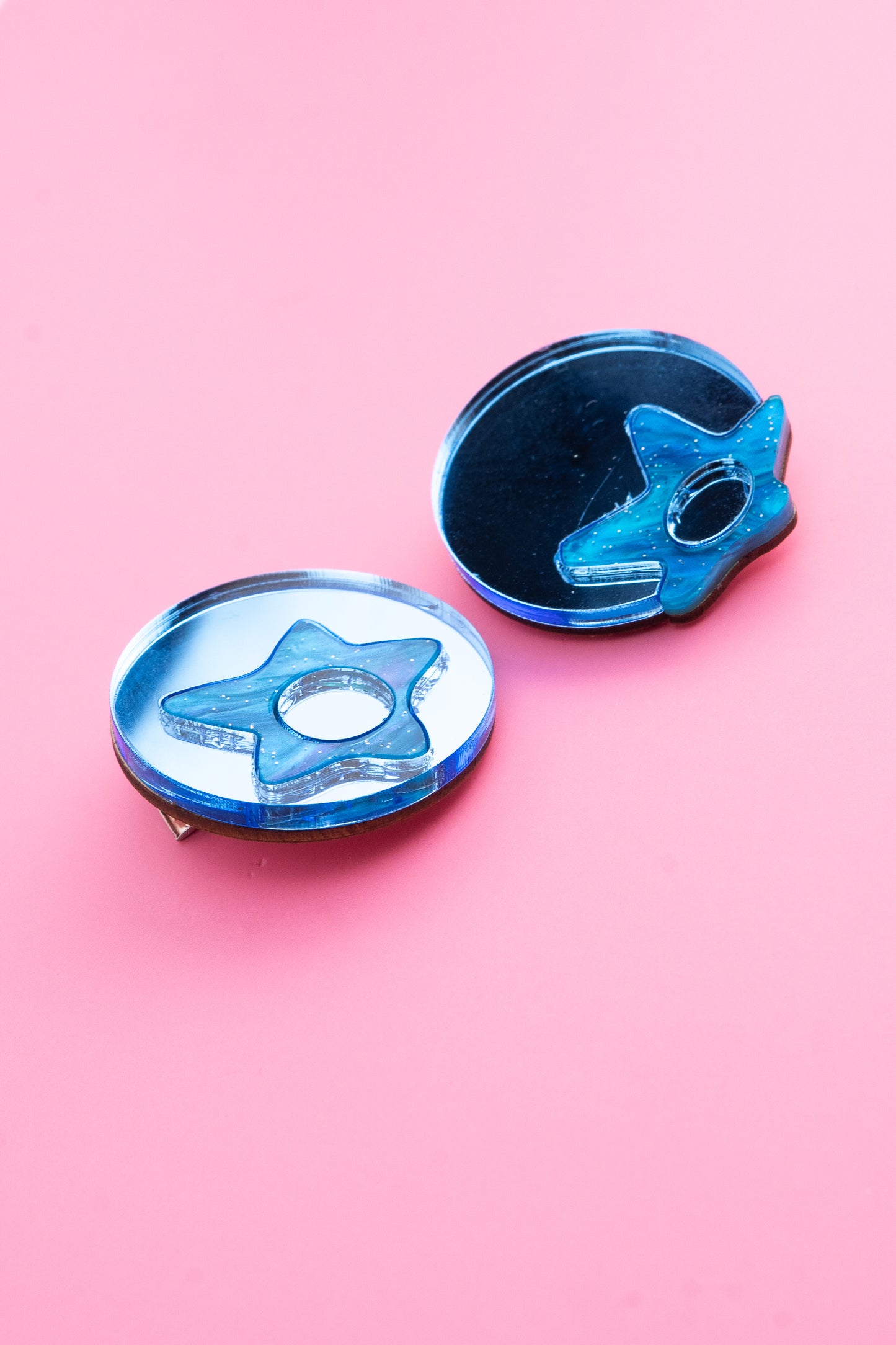 Blueberry Hair Clips - Set of 2