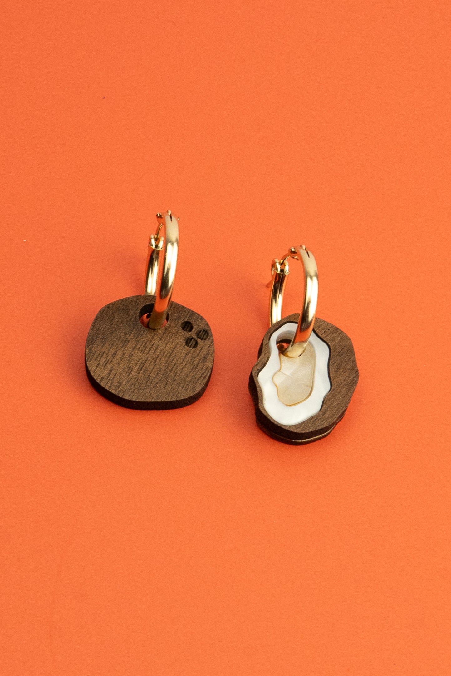 Coconut Hoop Earrings