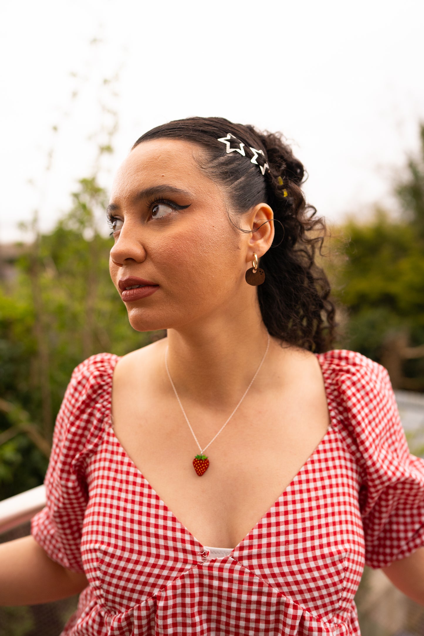 Coconut Hoop Earrings