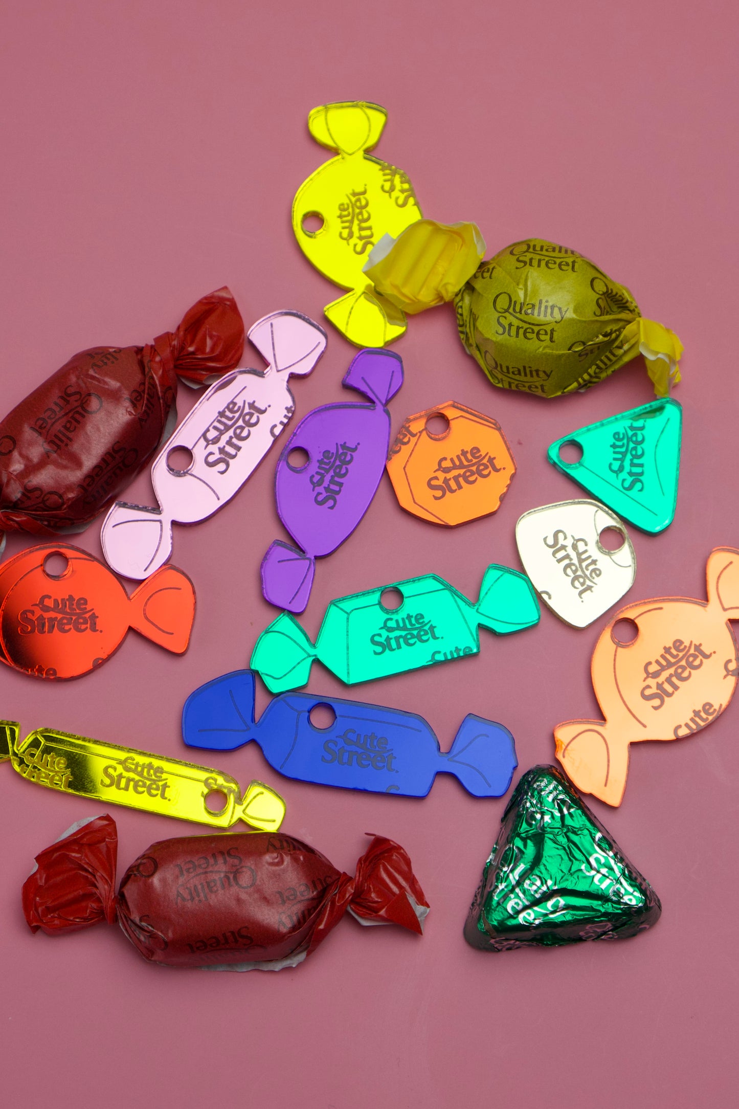 Cute Street Sweets Hoop Earrings